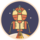 Course badge for Space - Blockly